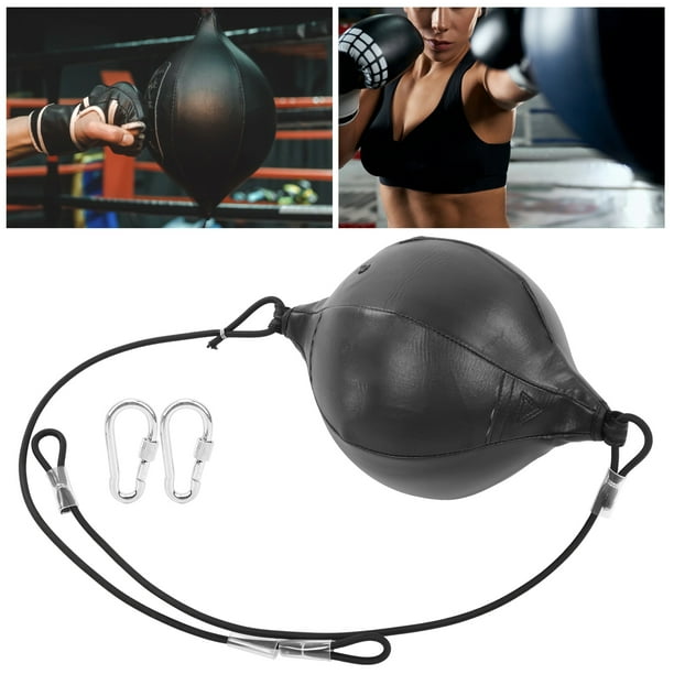 Saco de boxeo inflable con forma de pera de PU pelota de boxeo inflable saco de arena para boxeo Muay Thai saco de velocidad para ejercicio de perforacion el mejor de su