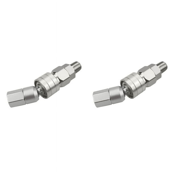 2X Airless Straight Hose Swivel Connector Universal 360 Quick Joint Fittings Air Hose Quick Coupler Airless Paint