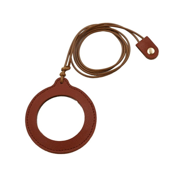 Lupa para Collar, Lupa para joyería de PU, Lectura, Costura, Lupa, Ropa para el Cuello para joyería, Pasatiempos, Manualidades, Biblioteca Marrón Yinane Lupa de collar