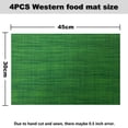 thumbnail image 2 of Tapis de table 4 Pcs, Tapis de table Résistant à la Chaleur, Tapis de table de Cuisine, Tapis Lavable Résistant à la Chaleur, pour buffet de Fête Dîner, 2 of 6