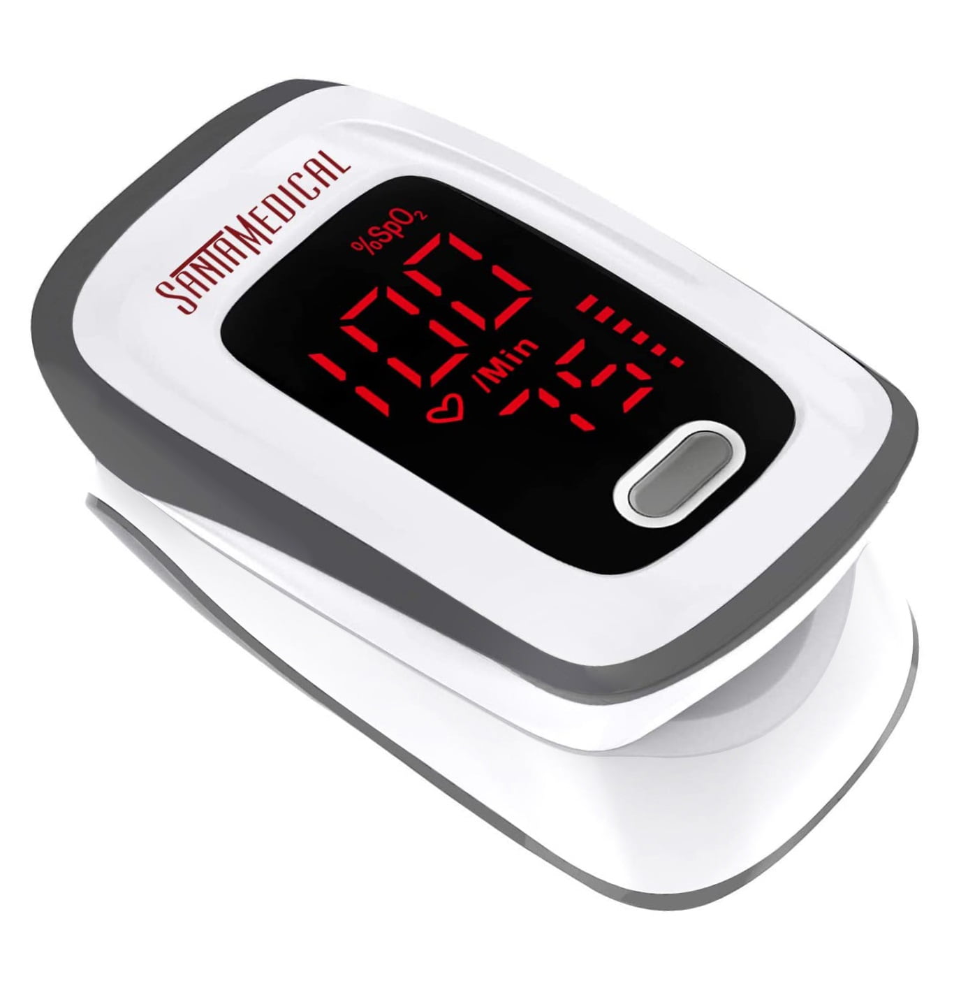 Fingertip Heart Rate Tracker Monitor with LED Screen Digital Readings for Pulse Rate 