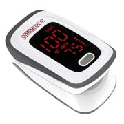 Santamedical Fingertip Pulse Oximeter, Blood Oxygen Saturation Monitor (SpO2) with Pulse Rate Measurements and Pulse Bar Graph, Portable Digital Reading LED Display, Batteries Included