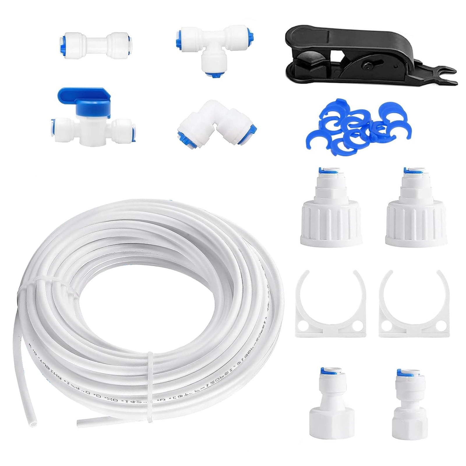 Reliable 15m Water Supplys Kit Universal Tool Assembly Fridges Hose Pipe Cutter Water Hose Connectors for Refrigerator