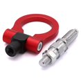thumbnail image 4 of JDM Racing Aluminum Front Rear Trailer Ring Eye Towing Tow Hook Kit Hook Screw On Compatible with BMW 1 3 5, 4 of 5