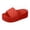 Red, variant on Women’s EVA Platform Slides Open Toe Lightweight Sandals Comfortable Pool Shoes Summer Beach Walking Footwear Red Size 7.5