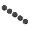 thumbnail image 2 of 5 piezas de reloj de acero, corona, cabeza de reloj, piezas de reparación, accesorios de repuesto, negro, 6mm/0,24 pulgadas, 2 of 14