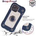thumbnail image 2 of Funda compatible con iPhone 13 pro max con soporte de grado militar a prueba de golpesfelicia azul Fokelyi CZDZ-HY223-2, 2 of 6