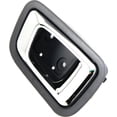 thumbnail image 3 of Interior Door Handle Compatible with 2003-2008 Honda Pilot Rear, Driver Side Gray bezel with chrome lever, 3 of 3