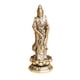 thumbnail image 1 of Estatua de Bodhisattva Guanyin de latón de 4,6 cm, adorno de mesa, escultura mitológica china para Estilo B, 1 of 9