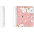 thumbnail image 4 of Face Towel Hand Cloth Terry Towels Washcloth Cute White Bunnies Seamless Bath Decor,for Hotel-Spa-Kitchen Multi-Purpose,Soft,Quick-Dry 30 X 15&nbsp;inch, 4 of 5