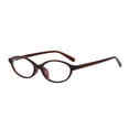 thumbnail image 1 of Retro Oval Shaped Glasses with 90s Style for Small Faces Featuring Blue Light Filtering Technology, 1 of 3