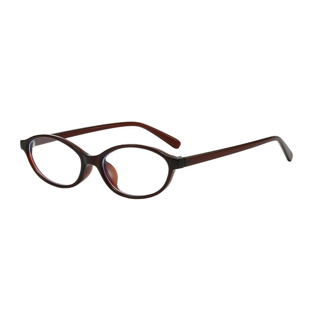 Gafas retro de forma ovalada, estilo de los 90, adecuadas para caras pequeñas, gafas con filtro de luz azul, gafas de estilo