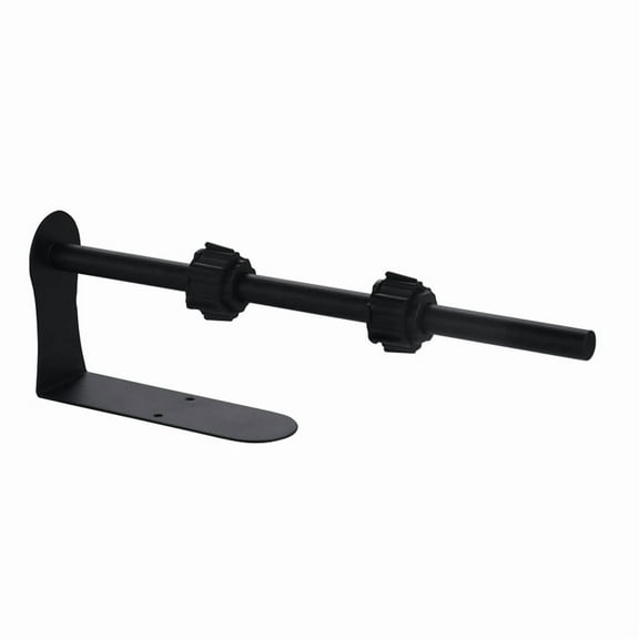 Paper Towel Holder , Under Cabinet Paper Towel Holder with Damping Function, Wall Mount Self Adhesive or Drilling Black