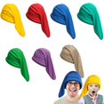 thumbnail image 2 of Sombrero de Gnomo de 7 colores para niño, disfraz de elfo de Navidad, enanitos de cuento de hadas, Cosplay para Halloween, fiesta de carnaval, accesorios para niños, 2 of 4