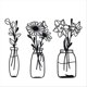 thumbnail image 1 of Flower Wall Decor Floral Wall Art Flower in Vase Wall Decoration, 1 of 5