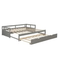 thumbnail image 3 of Extending Daybed with Trundle, Wooden, Gray, 3 of 9
