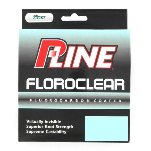 P-Line Floroclear Clear Fishing Line 260-300 Yards Bass & Trout Fishing Lure 