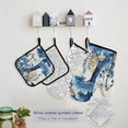 thumbnail image 5 of Dreamtimes Mushroom Tree Oven Mitts and Pot Holders with Chef Apron,Set of 5 Heat Resistant Kitchen Gloves and Silicone Non-Slip Potholders Adjustable Neck Buckle Chef Apron, 5 of 6