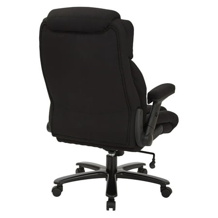 Pro-line II - Big and Tall 5-Pointed Star Fabric Executive Chair - Black