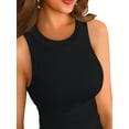 thumbnail image 5 of Anygrew Women's Summer Sleeveless Casual Camisole Shirt Slim Knit Ribbed Tank Tops, 5 of 10