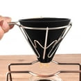 thumbnail image 3 of Filtre à Café en Gel de Silice Réutilisable pour Usage Domestique Entonnoir de Cuisine Durable Noir, 3 of 8