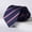 Blue Red, variant on Men's 3.15" Necktie Orange Striped Hand Knotted 8CM Wide Tie+Gift Box
