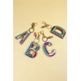 thumbnail image 5 of 2.75" LETTER SHAPED WOOD ALPHABET KEYCHAIN LETTER KEYCHAIN, 5 of 24