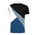 thumbnail image 3 of Chemise Décontractée à Manches Courtes Imprimée pour Hommes, T-Shirt Léger à Fermeture Éclair avec Col Rabattu pour la Maison et Usage Quotidien, 3 of 5