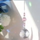 thumbnail image 5 of Colgante De La Colección Crystal Light Bola transparente de cristal que atrapa la luz, joyería que se puede colgar para la sala de estar (rosa), 5 of 7