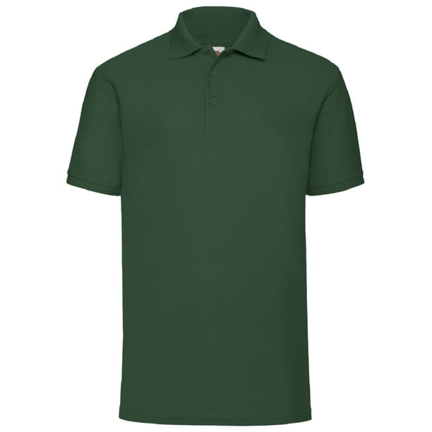 Polo verde botella hombre sale