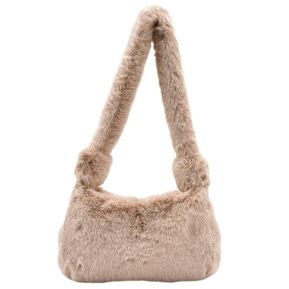 Dytern Winter,Delicate Women Shoulder Bag Plush Tote Bag Fashionable Handbag for Women