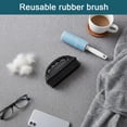 thumbnail image 5 of Rubber Pet Hair Removal Brush Lint & Cat Dog Hair Remover Brush Pet Silicone Lint and Debris Remover for Cleaning, Grooming, Home,Black, 5 of 8