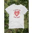 thumbnail image 3 of Love My Fur Baby Petparent Shaped T-Shirt Women -Smartprints Designs, Female Large, 3 of 5