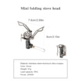 thumbnail image 2 of Estufa de camping plegable Mini estufa de camping ligera 2500 W para barbacoa de picnic, 2 of 9
