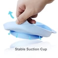 thumbnail image 1 of Dinner plate,Plates Babies Baby Suction Babies Toddlers Suction Plate Silicone Spoon Dinner Plate Silicone Suction Toddlers Baby Suction Plates Plate Silicone Plate With Free Divided, 1 of 7