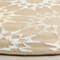thumbnail image 2 of SAFAVIEH Martha Stewart Quilt Pebble Geometric Cotton Runner Rug, Pebble/Grey, 2'3" x 10', 2 of 3