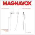 thumbnail image 2 of Craig Magnavox In-Ear Headphone, Built-In Microphone with Eartips, White, MHP4850-WH, 2 of 2