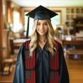 thumbnail image 6 of Kdxio Nautical American Flag Graduation Stole Class, Graduation Sash, Unisex Adult 36" Academic Commencements-Sharp Corner, 6 of 7