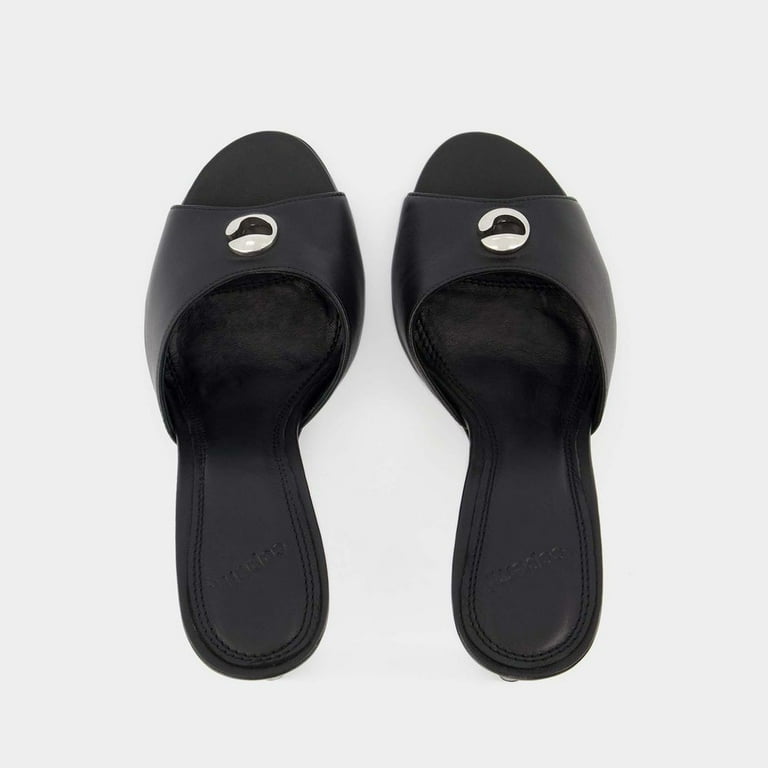 【関税込み】Logo Mules - Coperni - Black - Leather Coperni Logo Mules - Black - Leather Black (Women's