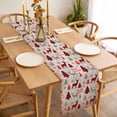 thumbnail image 3 of Christmas Tree Table Runner 72 Inches Long Farmhouse Dress Scarves, Buffalo Plaid Xmas Elk Snowflake Vintage Dining Tablerunner for Coffee Table/Kitchen Island/Party Décor, 13" x 72", 3 of 8