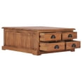 thumbnail image 3 of vidaXL Coffee Table 68x68x30 cm Solid Teak Wood, 3 of 5