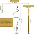 thumbnail image 5 of 2PCS Treasure Pure Copper Ghost hunting equipment 999% Copper Dowsing rods Metal Detection Rod Ghost Hunting, 5 of 5