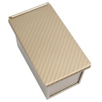 OUNONA Loaf Pan with Lid Non Stick Mold for Baking Heavy Aluminized Steel Bakeware