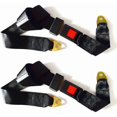thumbnail image 1 of Ceinture de Sécurité Réglable 2 Points Lot de 2 - Ajustement Universel, Noir - Compatible avec LP, 1 of 5