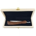 thumbnail image 6 of Common Wealth Wood Straight Edge Classic Folding Barber Shaving Razor With Case, 6 of 7