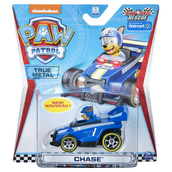 PAW Patrol, True Metal Ready Race Rescue Chase Collectible Die-Cast Vehicle, 1:55 Scale