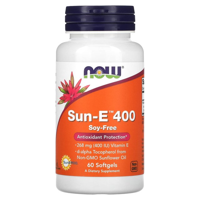 NOW FOODS SUN-E 400 400 UI 60 SOFTGELS