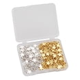 thumbnail image 2 of 160pcs Zulema do estrella colgante joyería llavero haciendo Dorado y Plata, 2 of 8