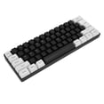 thumbnail image 1 of 60% Mini RGB Keyboard, 61 Keys LED Backlight Ergonomic Mechanical Feeling Wired Gaming Keyboard For Office Business Gaming, 1 of 8