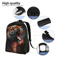 thumbnail image 5 of Cauagu Cool Tiger Print Backpacks,Travel Daypack Casual Laptop Backpack Bookbag Fits 15 Inch Computer for Men Women, 5 of 8